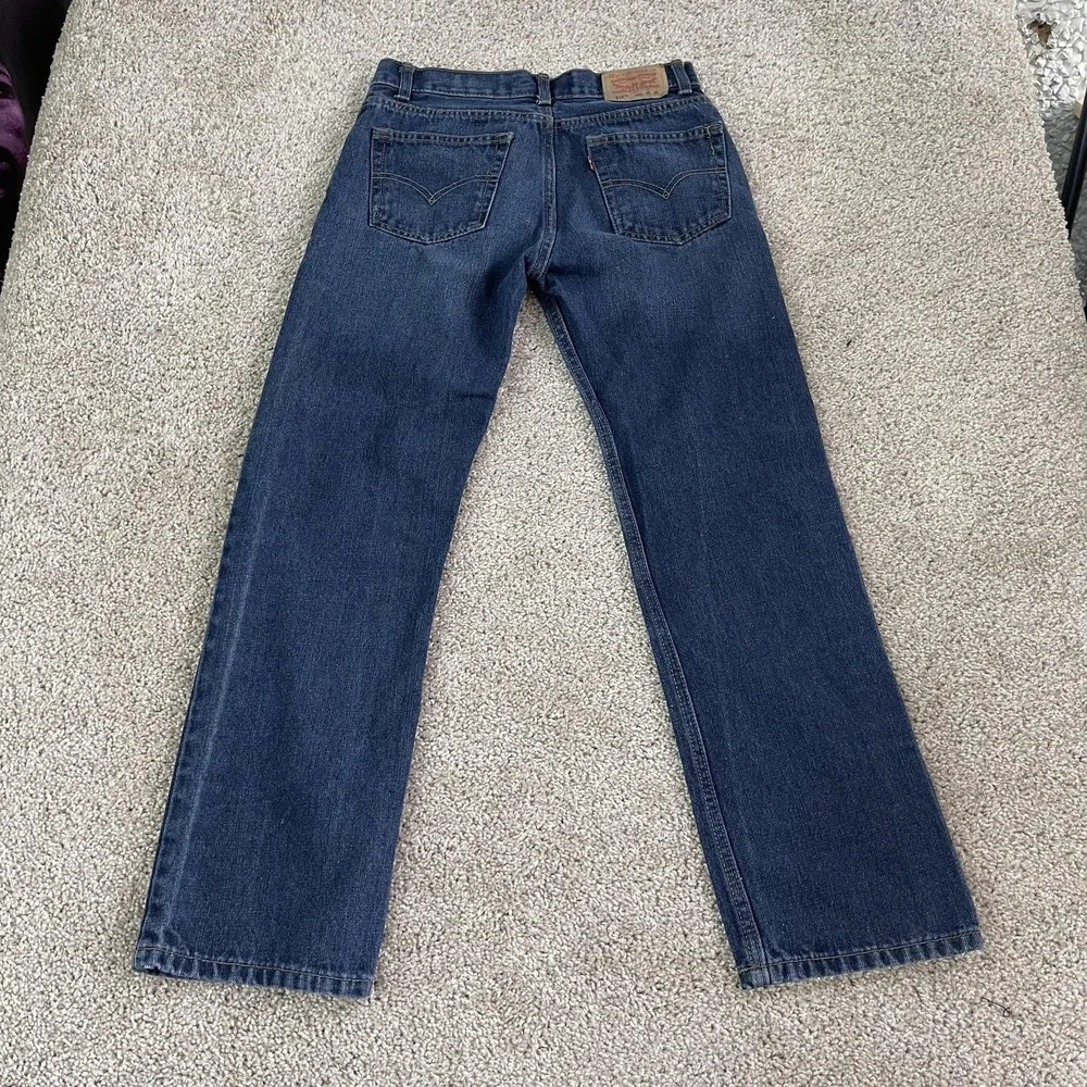 Levis 514 Jeans Boys 16 Regular 28x28 Blue Straight Denim Regular Fit Casual